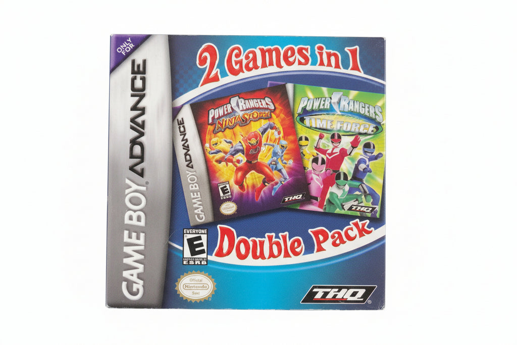 Power Rangers Double Pack: Ninja Storm & Time Force (Nintendo Game Boy Advance, 2005)