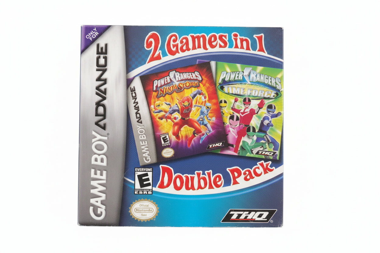 Power Rangers Double Pack: Ninja Storm & Time Force (Nintendo Game Boy Advance, 2005)