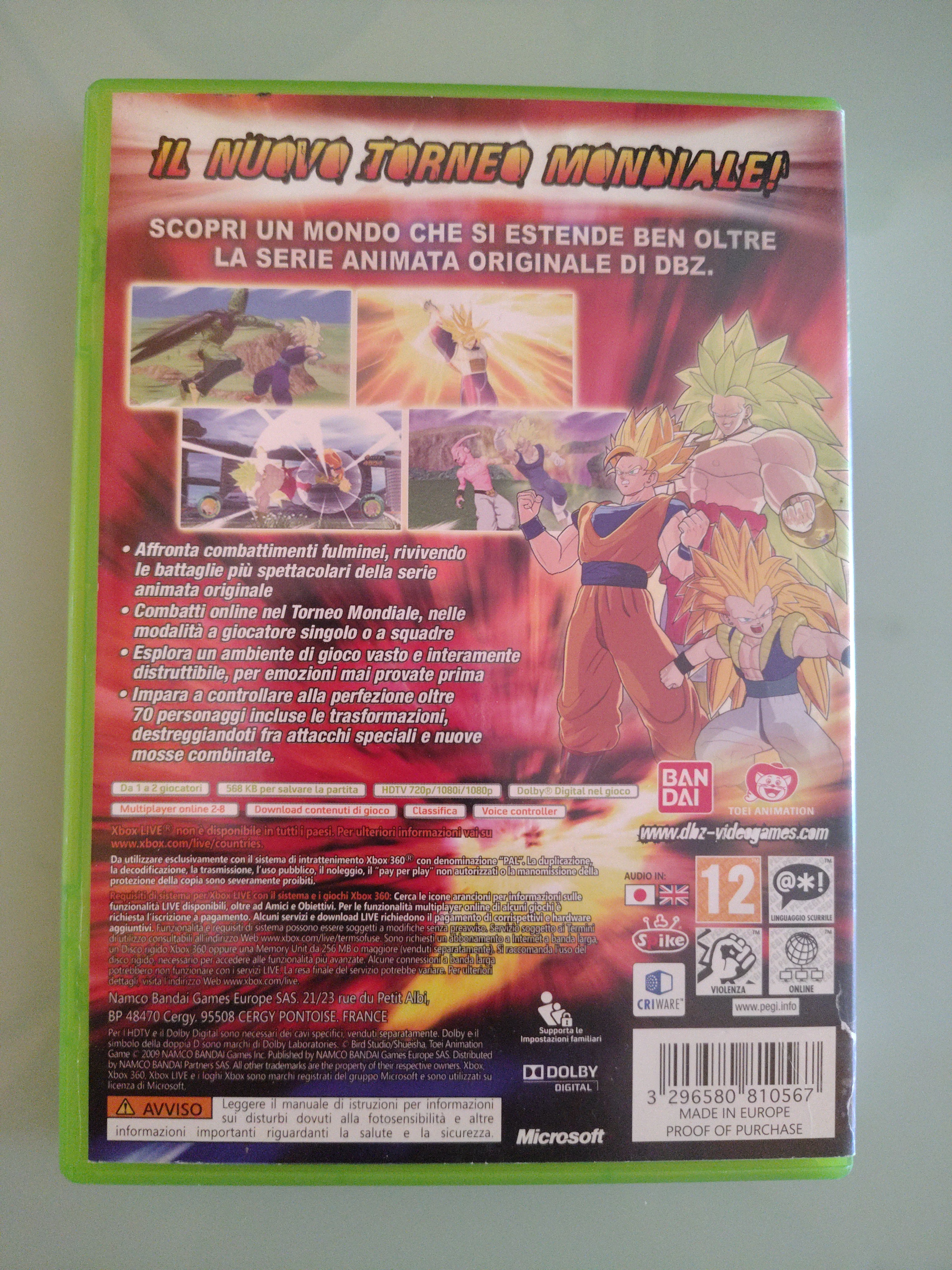 Dragon Ball Raging Blast - Microsoft XBOX 360 - PAL