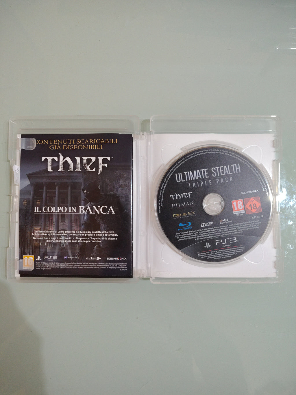 Triple Pack Ultimate Stealth - Thief Hitman Deus Ex - PlayStation 3 PS3 - PAL ita