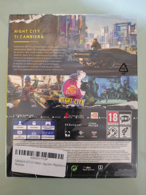 Cyberpunk 2077 ps4 Edizione Italiana limitata day one rarissima sigillato