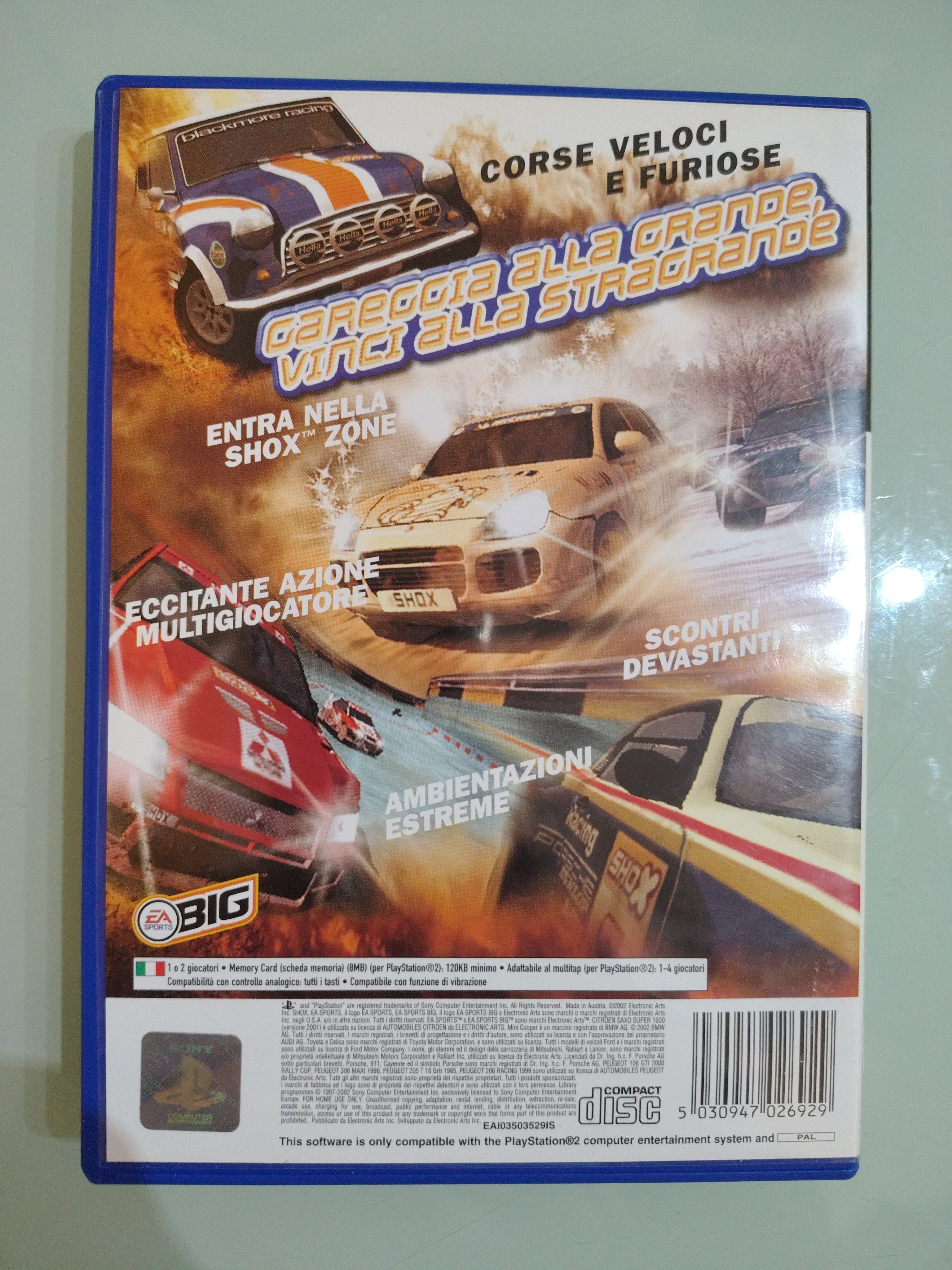 SHOX RALLY ESTREMO  TIPO COLIN MCRAE