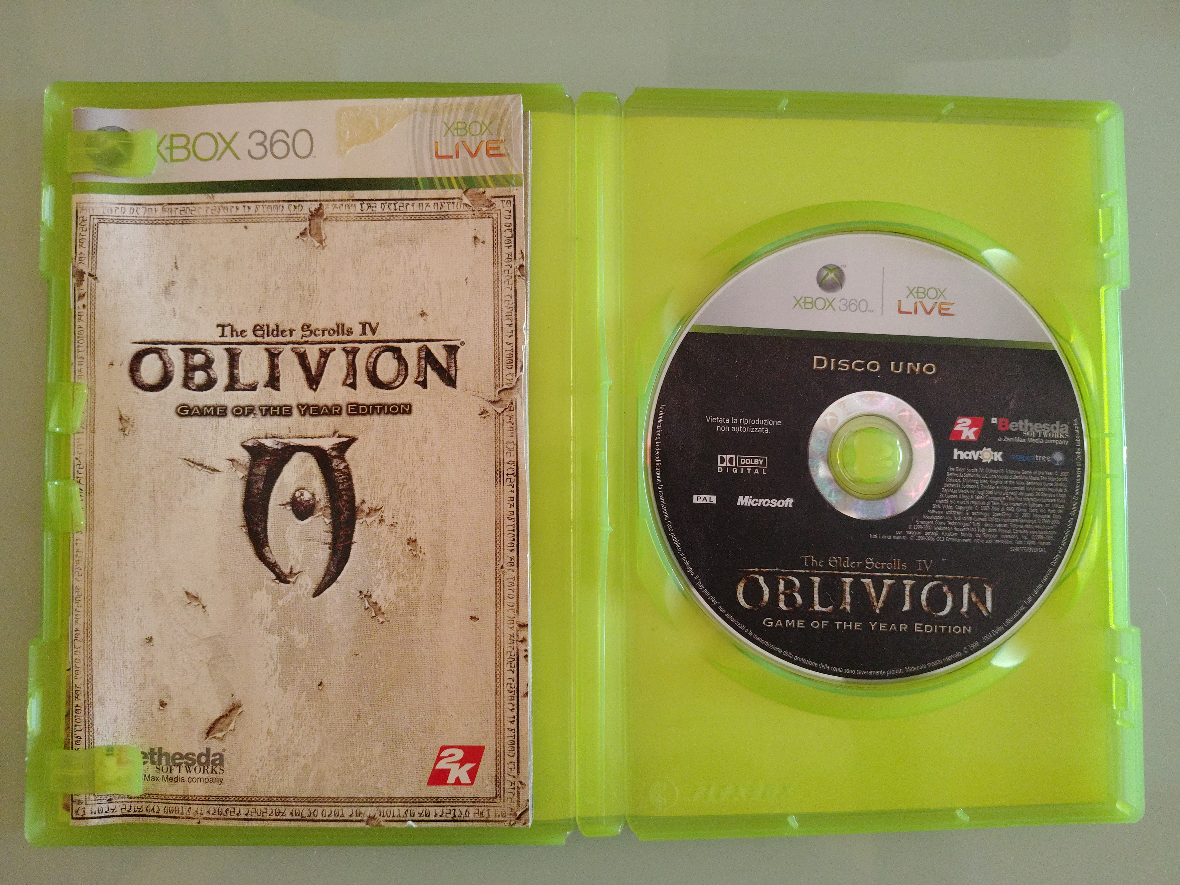 OBLIVION GAME OF THE YEAR EDITION ( manca disco 2)