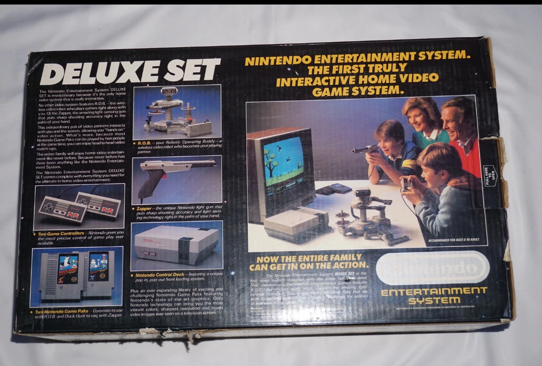 Nintendo NES Deluxe Set ROB Robot Console System