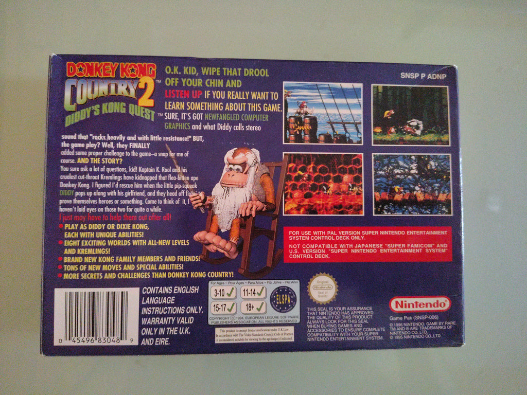 Donkey Kong Country 2: Diddy's Kong Quest pal