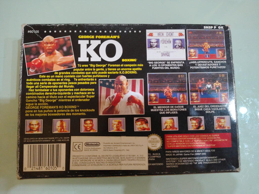 George Foreman's KO Boxing PAL