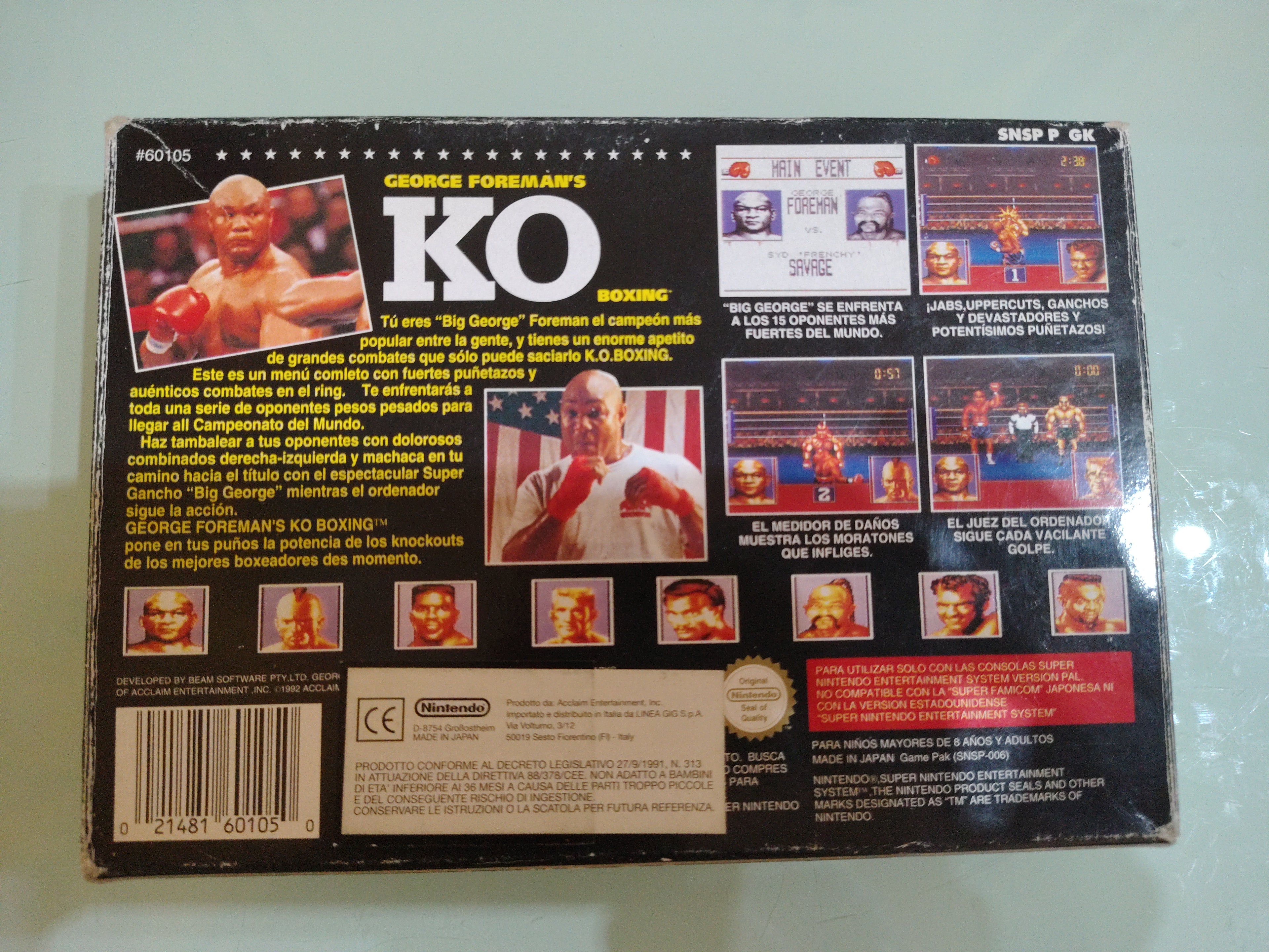 George Foreman's KO Boxing PAL
