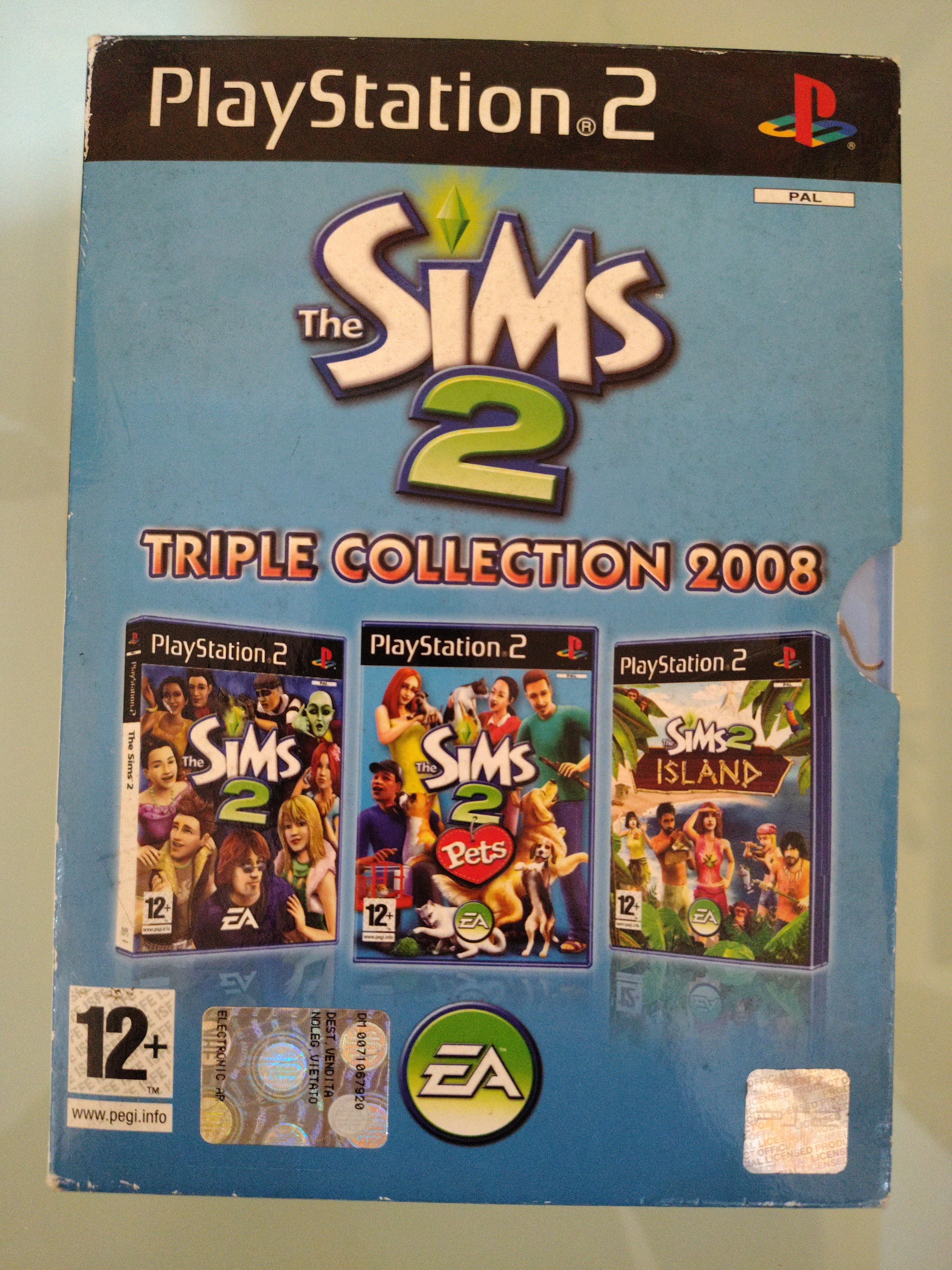# THE SIMS 2 TRIPLE COLLECTION 2008 PS2   PAL/THE SIMS 2 ( SIGILLATO )