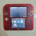 Nintendo 2DS Console Transparent Red