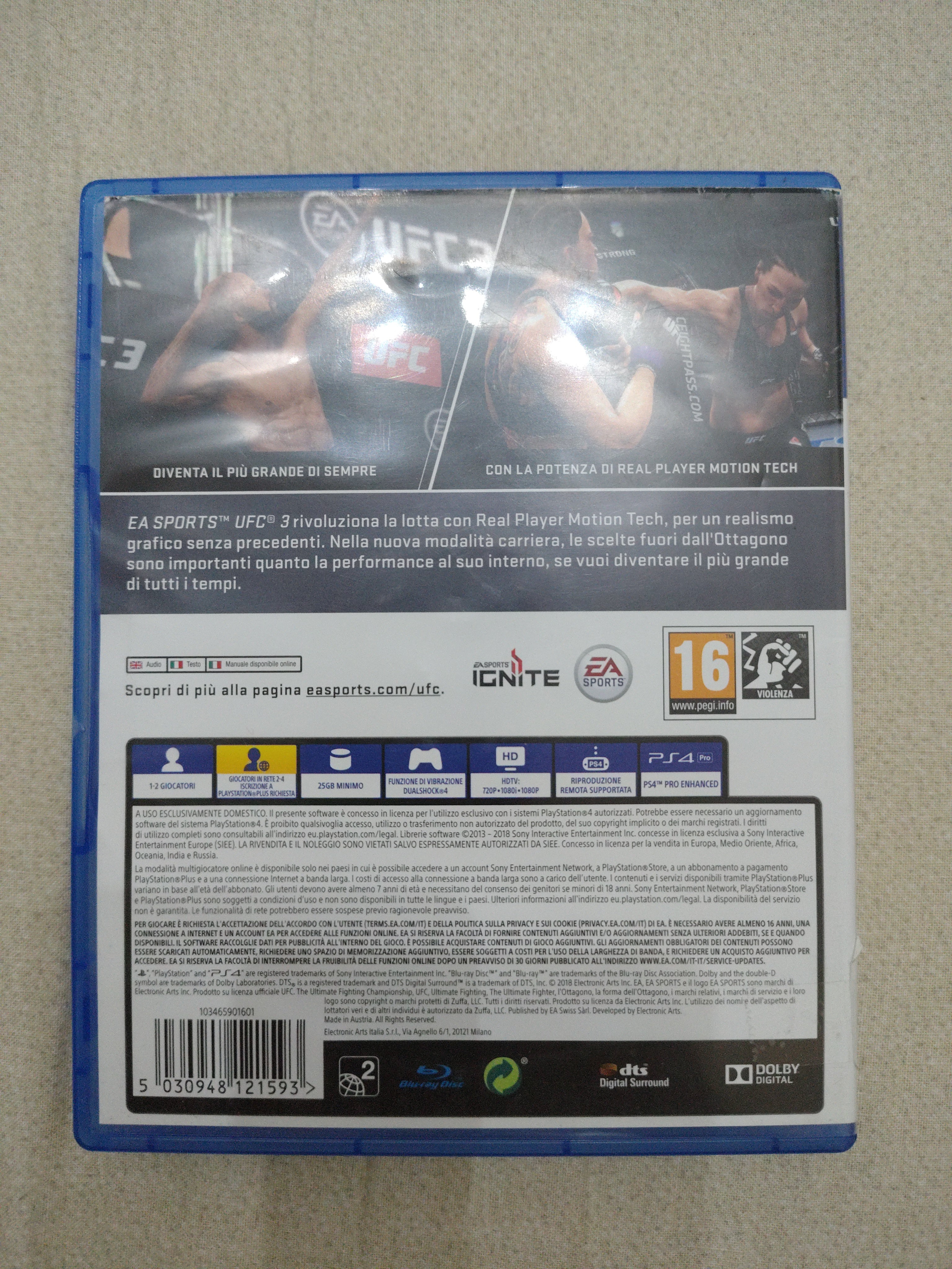 EA Sports UFC 3 - Sony PlayStation 4