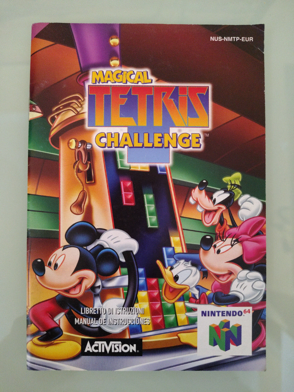 MAGICAL TETRIS CHALLENGE - NINTENDO 64 ( manuale )