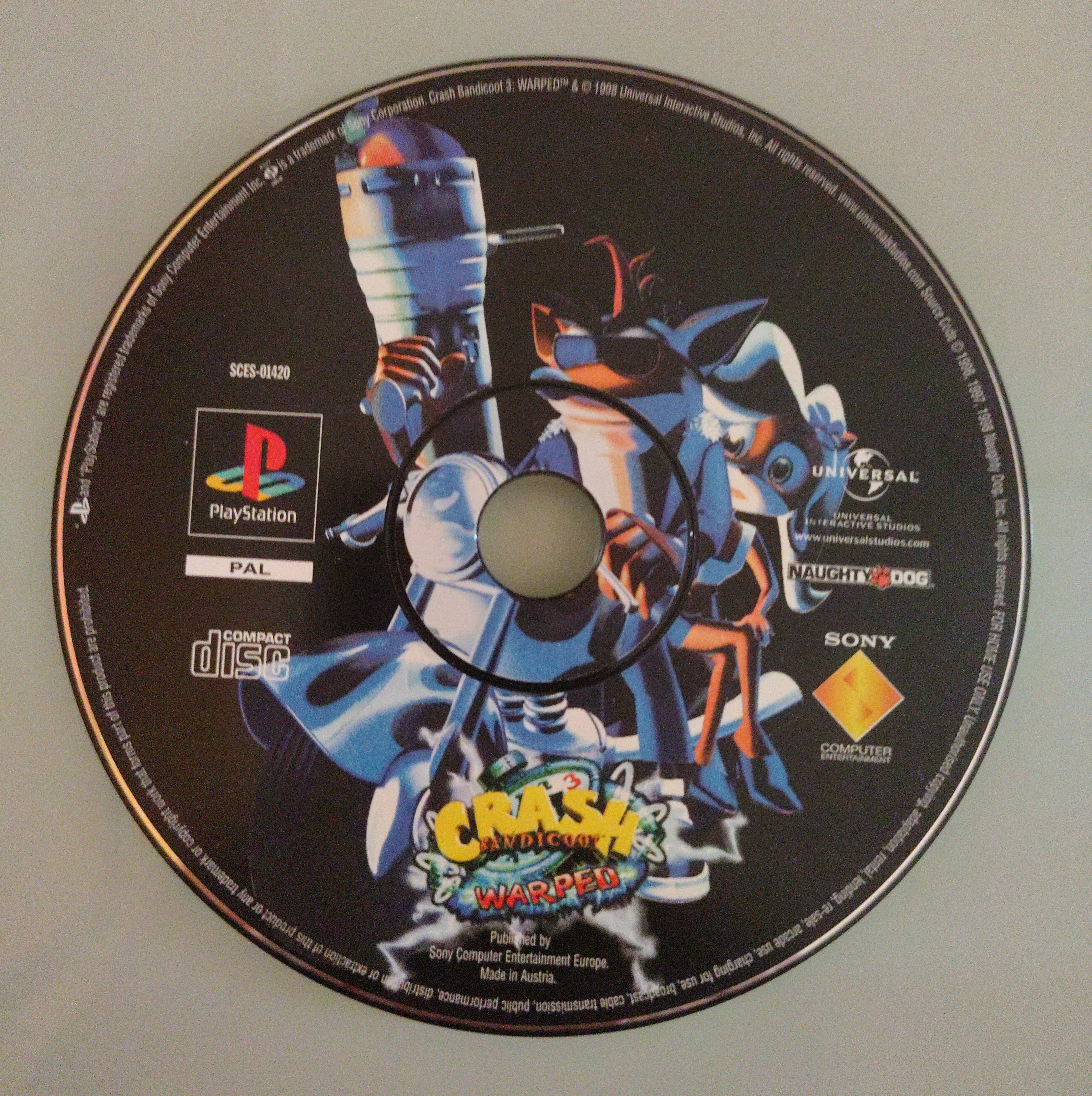 CRASH BANDICOT 3 warped prima stampa  PAL