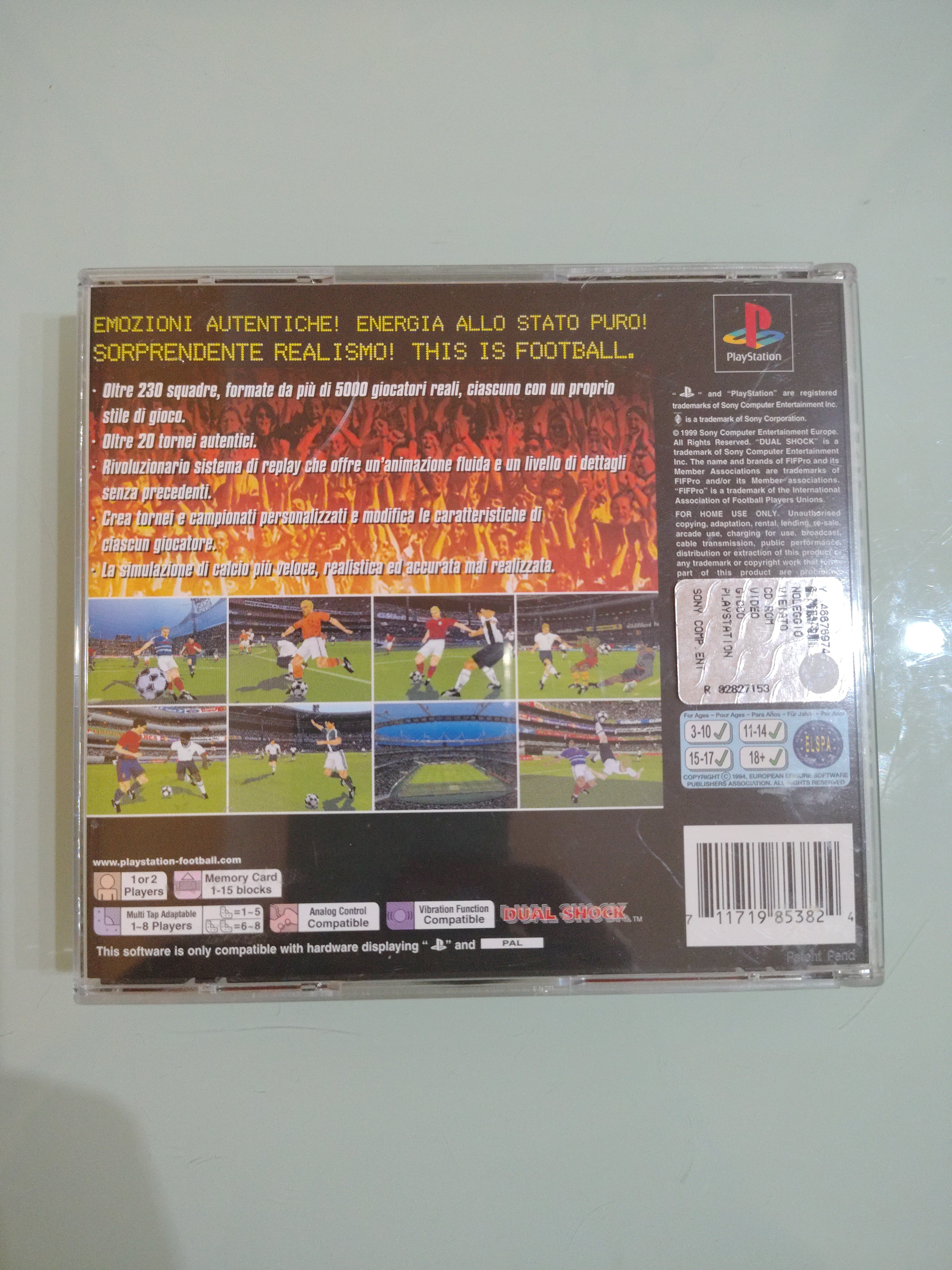 This Is Football GIOCO PS1 VERSIONE ITALIANA