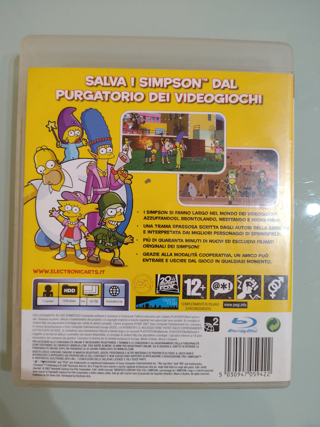 I Simpson Il Videogioco GIOCO PS3 VERSIONE ITALIANA