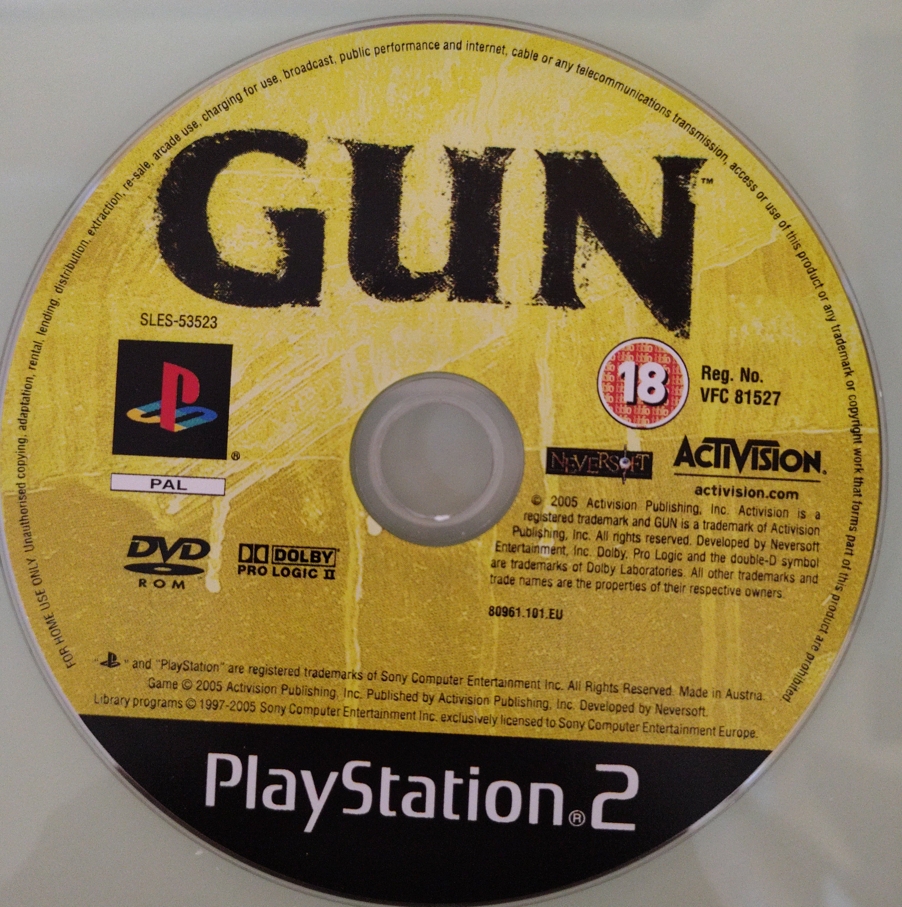 GUN ( solo disco)