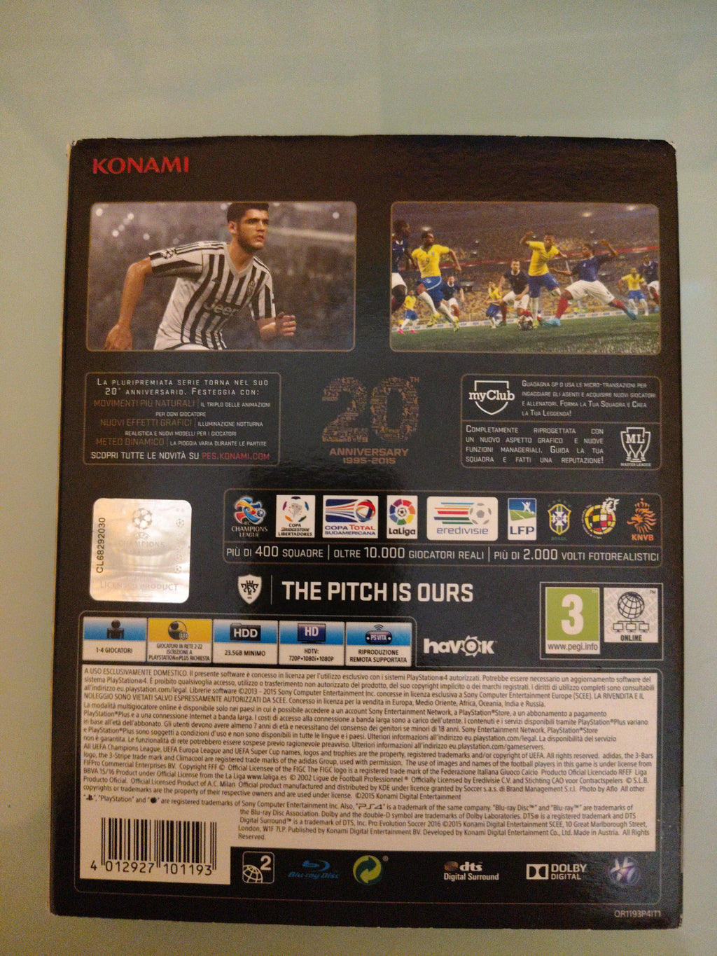 PES 2016 PRO EVOLUTION SOCCER DAY ONE