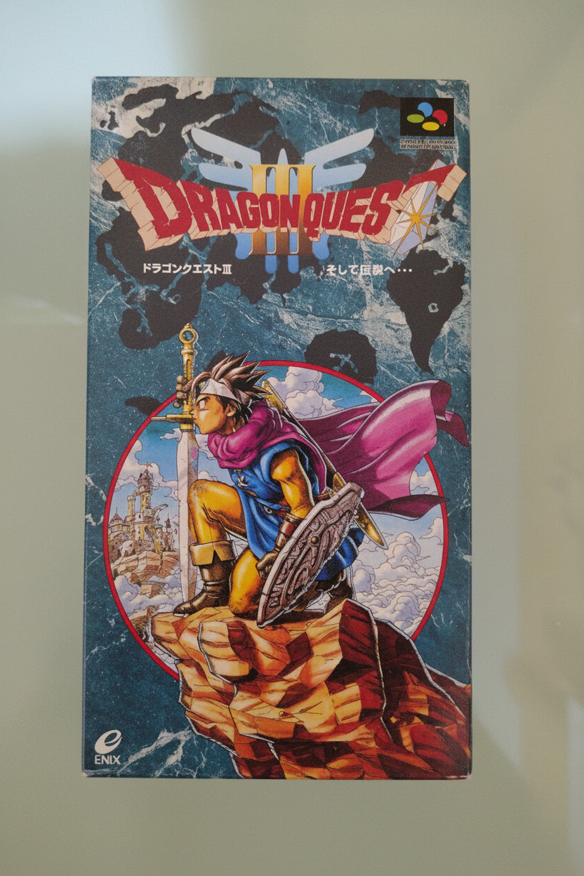 Dragon Quest 3  Warrior Nintendo Super Famicom 1996  Enix battito