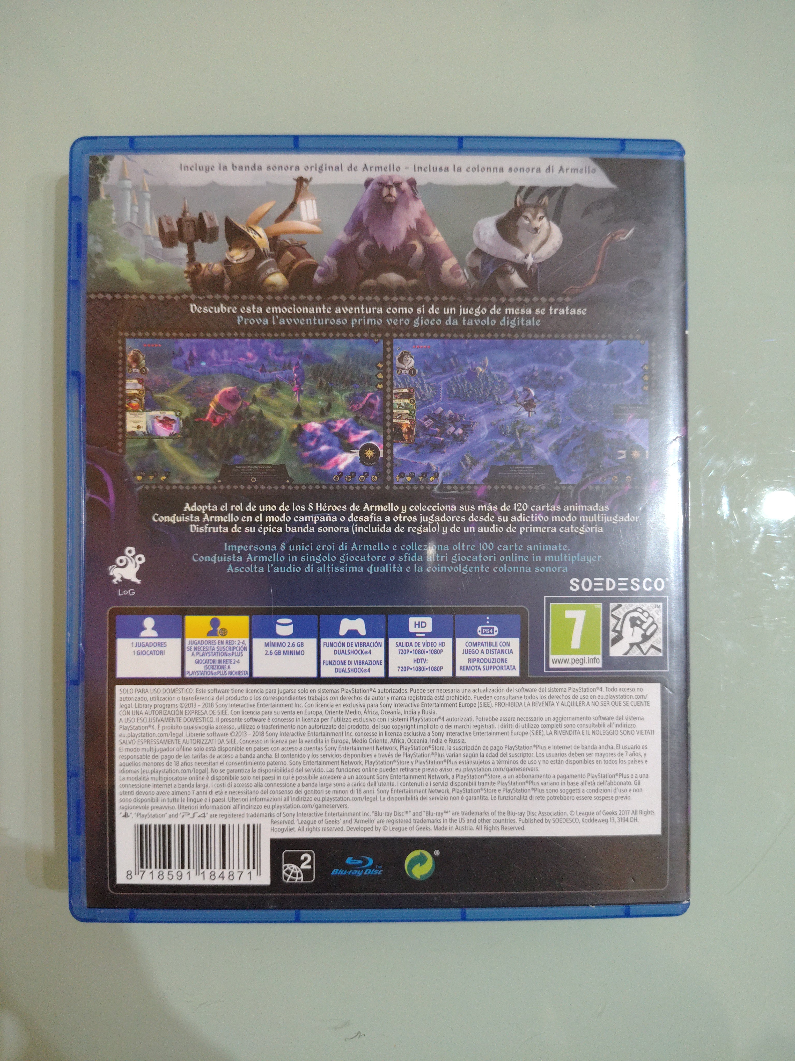 ARMELLO SPECIAL EDITION  PLAYSTATION 4