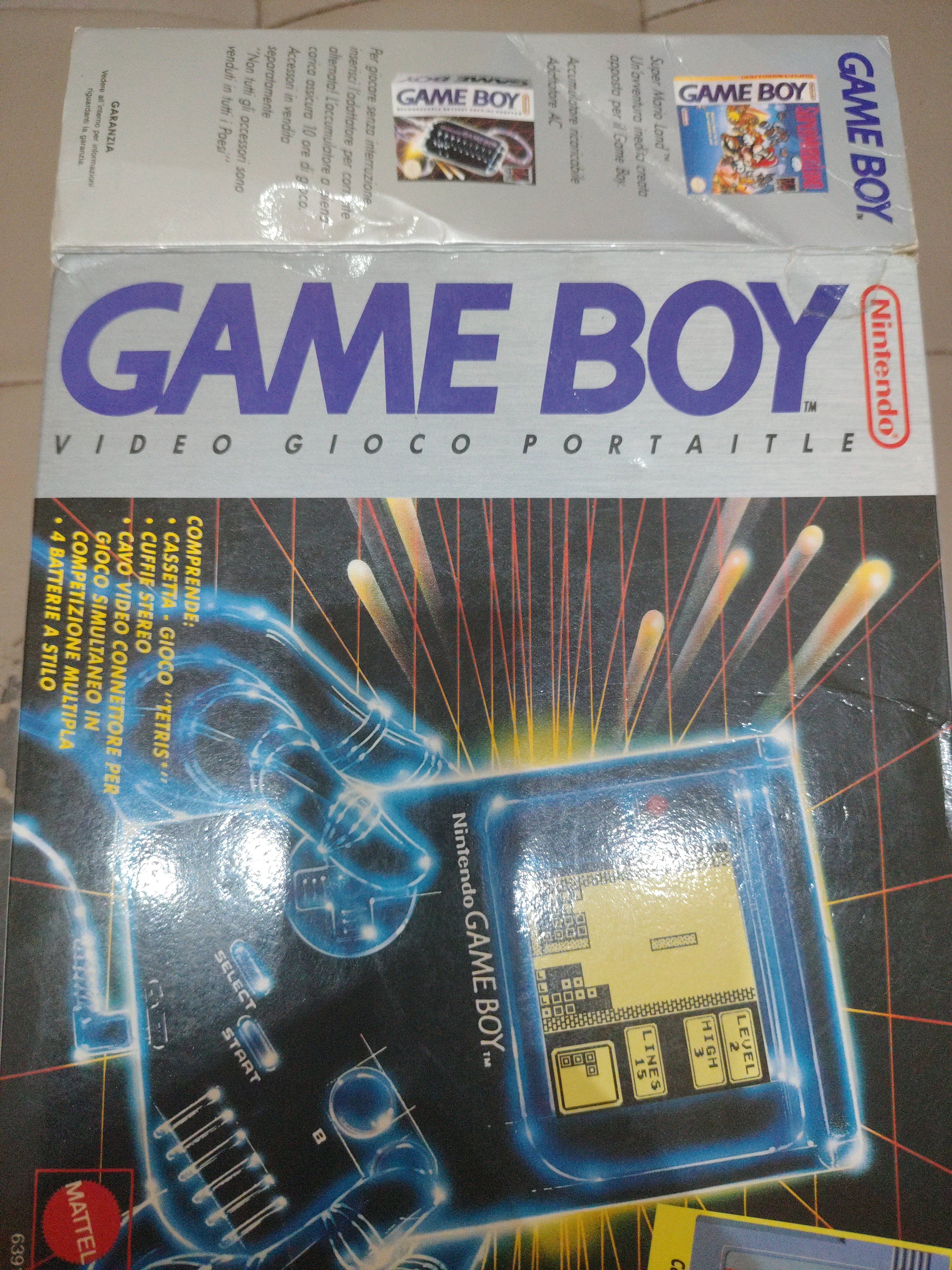 # Nintendo Gameboy Original DMG-01 scatola originale  + TETRIS ( PORTAITLE) LEGGERE